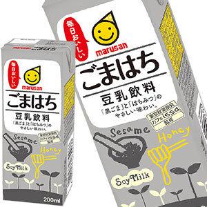 マルサンアイ 豆乳飲料ごまはち 200ml×72本[24本×3箱][賞味期限：製造より120日]【3〜4営業日以内に出荷】 送料無料｜drinkya