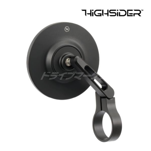 デイトナ 32659 ハイサイダー バーエンドミラー コネロ XS マットブラック(別売バーエンドミ...