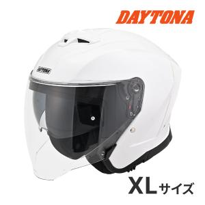 DAYTONA（デイトナ） DN-007PJ ヘルメット ホワイト M(57-58cm) バイク