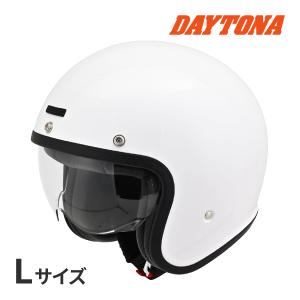 DAYTONA（デイトナ） DN-007PJ ヘルメット ホワイト M(57-58cm) バイク