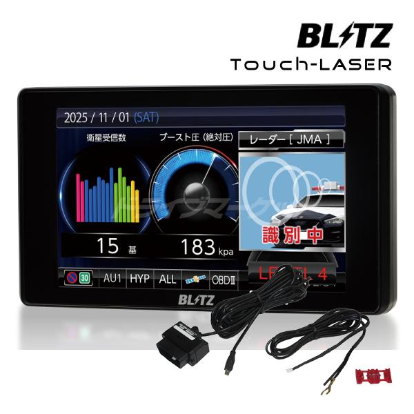 TL406RW + OBD2-BR1A セット ブリッツ BLITZ (レーザー&amp;レーダー探知機+O...