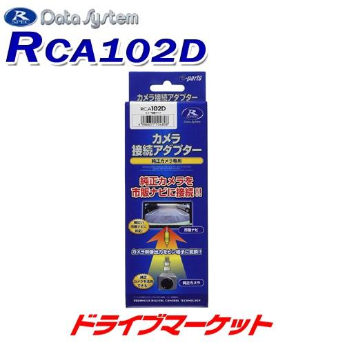 RCA102D データシステム リアカメラ接続アダプター パノラマビュー映像を市販ナビに映せる ダイ...