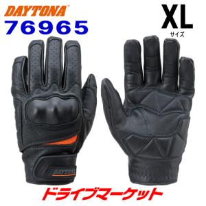 デイトナ 76965 ゴートスキングローブ （プロテクションタイプ） ブラック XL スリム メンズ 春/夏/秋 バイク用 DAYTONA｜drivemarket