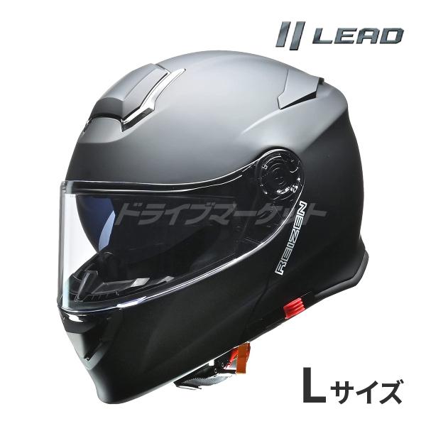 LEAD REIZEN モジュラーヘルメット Lサイズ マットブラック バイク用 フルフェイス リー...