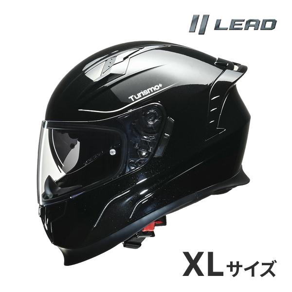LEAD TURISMO Plus フルフェイスヘルメット ブラックメタリック XL(61〜62cm...