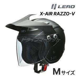 リード工業 LEAD FLX マットブラック Lサイズ ジェットヘルメット