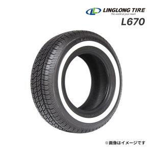 2024年製 LINGLONG L670 205/70R14 94S WW (リボン幅 30mm) ホワイトリボン 新品 サマータイヤ リンロン  14インチ｜タイヤ単品｜drivemarket