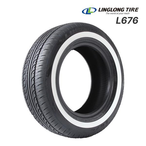 2024年製 LINGLONG L676 185/70R14 88T WW (リボン幅 20mm) ...