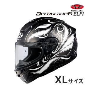 OGK KABUTO AEROBLADE 6 ELFI フラットブラック XL(61-62cm) ヘルメット エアロブレード 6 エルフィ オージーケーカブト｜drivemarket