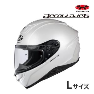 OGK KABUTO AEROBLADE 6 パールホワイト L(59-60cm) ヘルメット エアロブレード 6 オージーケーカブト｜drivemarket