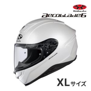 OGK KABUTO AEROBLADE 6 パールホワイト XL(61-62cm) ヘルメット エアロブレード 6 オージーケーカブト｜drivemarket