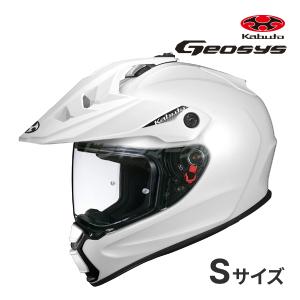 OGK KABUTO GEOSYS パールホワイト S(55-56cm) ヘルメット オフロードヘルメット ジオシス  オージーケーカブト｜drivemarket