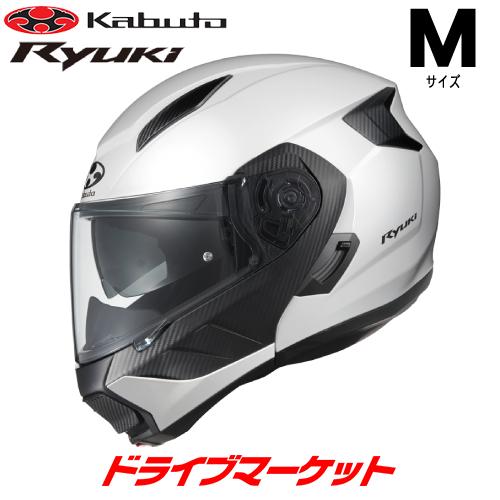 OGK KABUTO RYUKI ホワイトメタリック M(57-58cm) ヘルメット リュウキ オ...