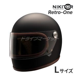 NIKITOR RIDEZ Retro-One グロスブラック Lサイズ(59-60cm未満 NIKITOR RIDEZ Retro-One グロスブラック Lサイズ(59-60cm未満