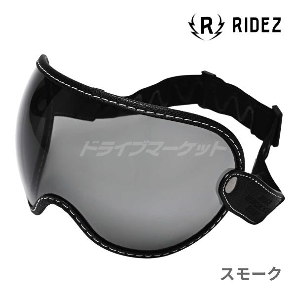 RIDEZ TRIPLE CROSS GOGGLE スモーク ゴーグル バイク用ヘルメット XXX(...