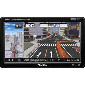 NV-SD630DT SANYOサンヨー 6.2V型ワイドモニター!!取り付け簡単吸盤スタンド「ピタゴリラ」!! ワンセグ内蔵8GB SSDポータブルカーナビ ゴリラ