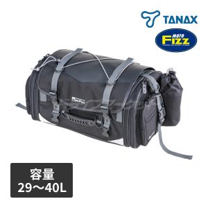 タナックス MotoFizz MFK-233 ミドルフィールドシートバッグ(ブラック) TANAX モトフィズ バイク用バッグ ツーリングバッグ 容量:29-40L｜drivemarket