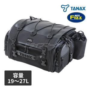 タナックス MotoFizz MFK-293 ミニフィールドシートバッグEX(ブラック) TANAX モトフィズ バイク用バッグ ツーリングバッグ 容量:19〜27L