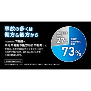 Y-3100 ユピテル 全方向対応3カメラドラ...の詳細画像3