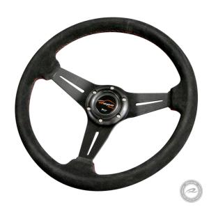 28パイステアリング　ブラックスポーク ステアリング 28Φ PVCレザー ブラックスポーク ノスタルジック NISMO