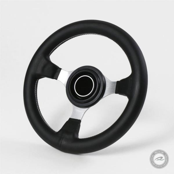 ステアリング 28Φ PVCレザー シルバースポーク ノスタルジック NISMO DATSUN タイ...