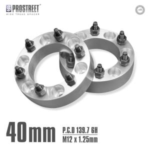 ワイドトレッドスペーサー PCD 139.7 6H M12xP1.25 ハブ径110mm 25mm
