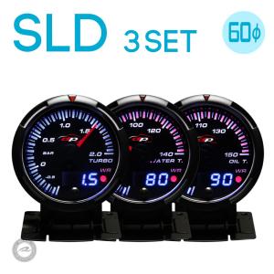 トヨタ レーシングメーターセット デンソー デポレーシング 車用 4連メーターセット 60mm ブースト 水温 油温 油圧