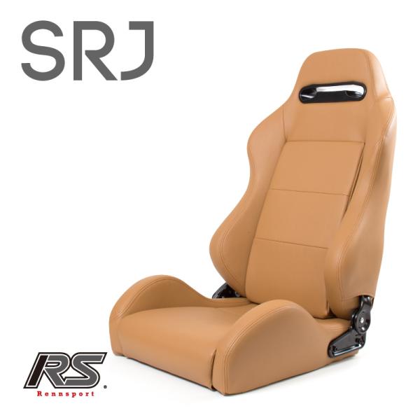 セミバケットシート SRJ PVC ベージュRENNSPORT レンシュポルト