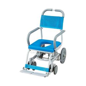 シャワーキャリー 入浴用 車椅子 高齢者 介護用品 シャワーラク4輪自在