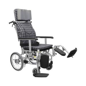 カワムラサイクル] KXL16-42EL ティルト リクライニング車椅子 介助式 