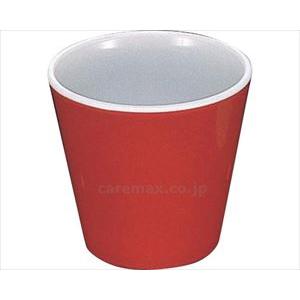 PPカラー食器 湯呑 / CD-22 赤(R)(cm-407063)【販売単位:1】