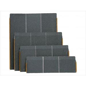 【※送料別途】イーストアイ ポータブルスロープ エッジ付アルミ１枚板 90(wf-002778-5006695)【単位：1】