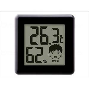 【※送料別途】ドリテック デジタル温湿度計「ピッコラ」 ブラック(wf-155053)【単位：1】