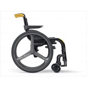 【※送料別途】モルテン 車いす　Wheeliy（ウィーリィ） ダークグレー(wf-631589)【単位：1】｜drmart-1