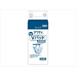 日本製紙クレシアGアクティ紙パンツ用尿とりパッド簡単Vパッド長時間 ケース 28枚(wf-955715)【単位：1】｜drmart-1