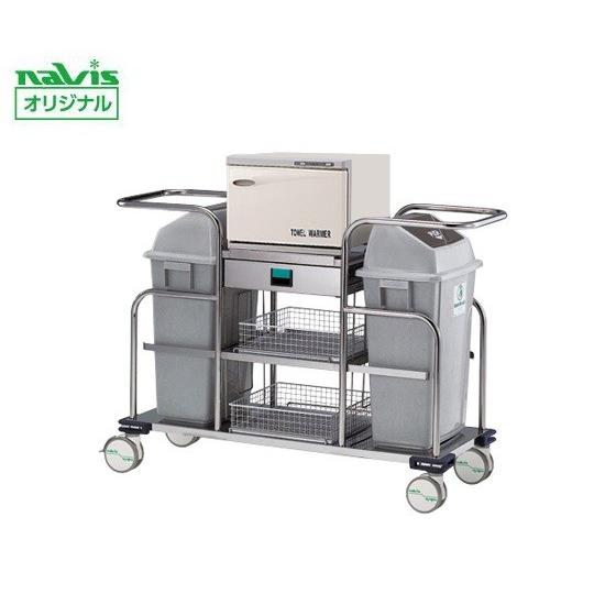 ナビス(アズワン)0-4590-24清拭オムツ交換車１８Ｌ（おしぼり６５〜８０本収納）【個】(as1...