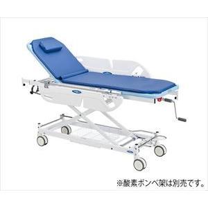 【送料定額】0-5070-23 ストレッチャー（省力昇降機構付き） 背上げ機構あり NBST-212...