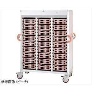 サカセ0-7528-13 オーダリングカート（シャッター・鍵付） 1173×570×1491 ピーチ...