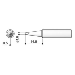 HAKKO2-9921-08はんだこて用交換こて...の商品画像