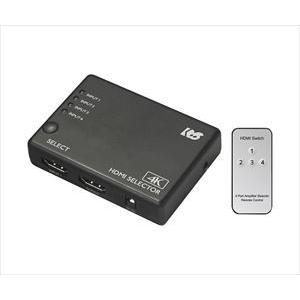 ラトックシステム4-2281-01　HDMI切替器　4入力1出力 RS-HDSW41-4K【1個】(...
