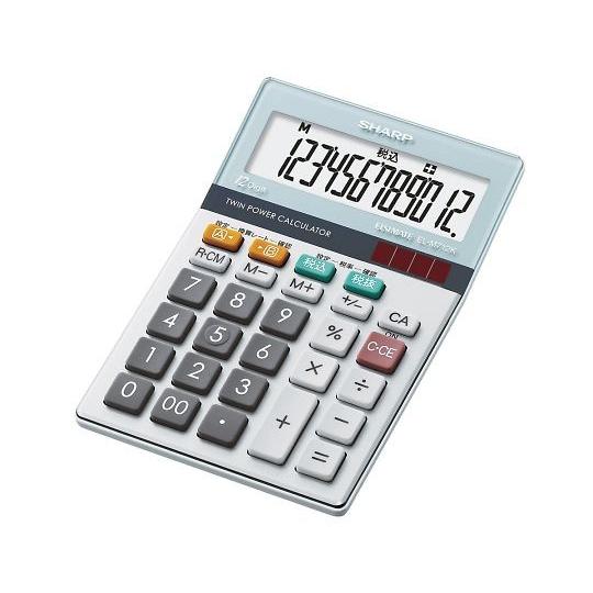 【グリーン購入法】61-0596-62 実務電卓 小型 EL-M712K【1個】(as1-61-05...