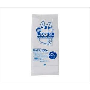 62-1055-57 レジ袋(乳白) 関東20号/関西35号 HDPE 白 0.017mm RJJ2...