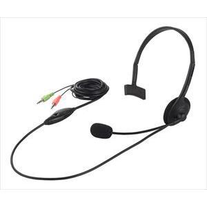 62-4120-80 ヘッドセット 片耳ヘッドバンド ノイズ低減 ブラック BSHSH05BK【1個...