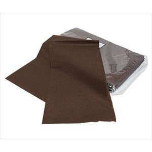 63-1242-35 ディスポ診察台カバー薄手（折畳みタイプ）ブラウン 80×180cm 20枚 H...