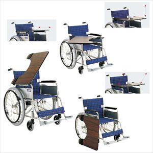 車いす用テーブル（面ファスナー止め） 54X48CM 1枚 カワムラサイクル 01-4045-17