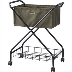 フォールディング バスケットワゴン MIP-83GR 東谷 ライトファニチャー 小型家具 収納家具(...