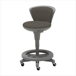 ナースチェア（着座ブレーキキャスター MY-N3211 ダークブラウンTSS-16RL-STCCダー...