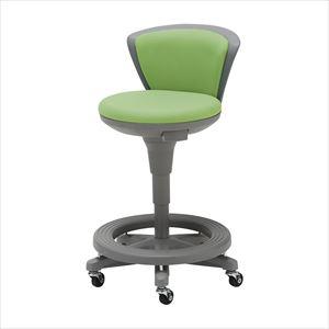 ナースチェア（着座ブレーキキャスター MY-N3211 グリーンTSS-16RL-STCCグリーン【...