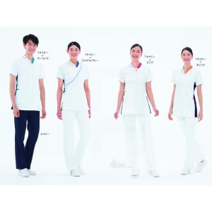 男女兼用スクラブlx 4092 Bl ダンジョケンヨウスクラブ ｔネイビー オレンジ ナガイレーベン