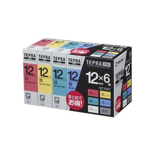 ラベルライターテプラＰＲＯテープSC186T(ベーシックパック6コ) ラベルライターテプラPROテー...